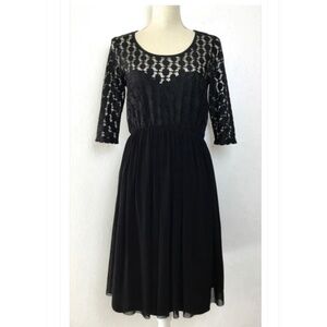 Asos Maternity Black Lace Top Dress